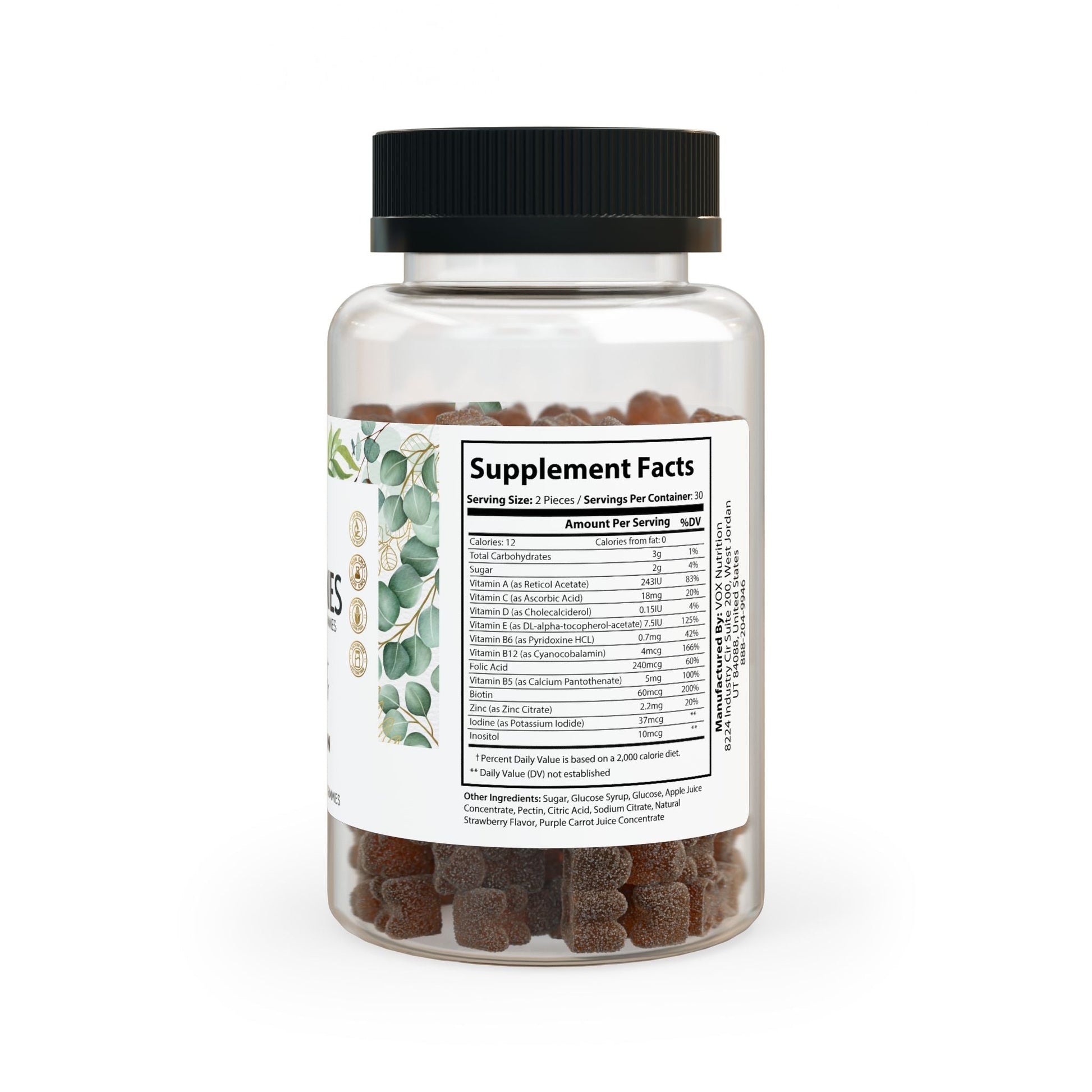 Multivitamin Daily Gummies for adults GLOWMIES Multivitamin Gummies for Adults in a bottle, 60 gummies, deliver essential vitamins, minerals, and antioxidants that support energy, immunity, metabolism, and overall vitality. supports energy, hair health, non-GMO, corn-free, FDA and GMP certified.