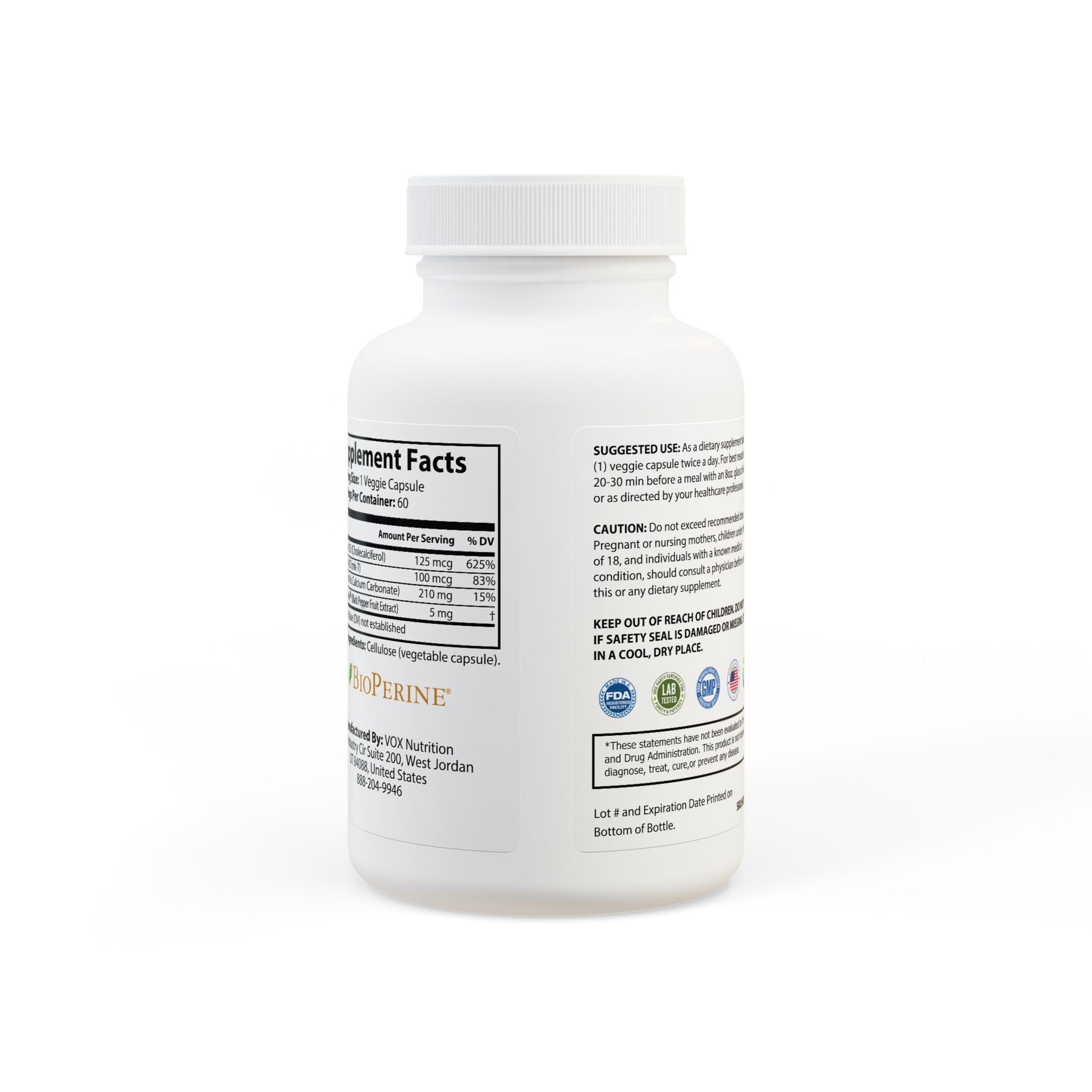 Vitamin K2 and D3 Supplement ADVANCE VITAMINS (60 Capsules) Must-have Vitamin K2 and D3 Supplement formulated to deliver synergistic benefits that support strong bones, a resilient heart, and optimal muscle and immune function.