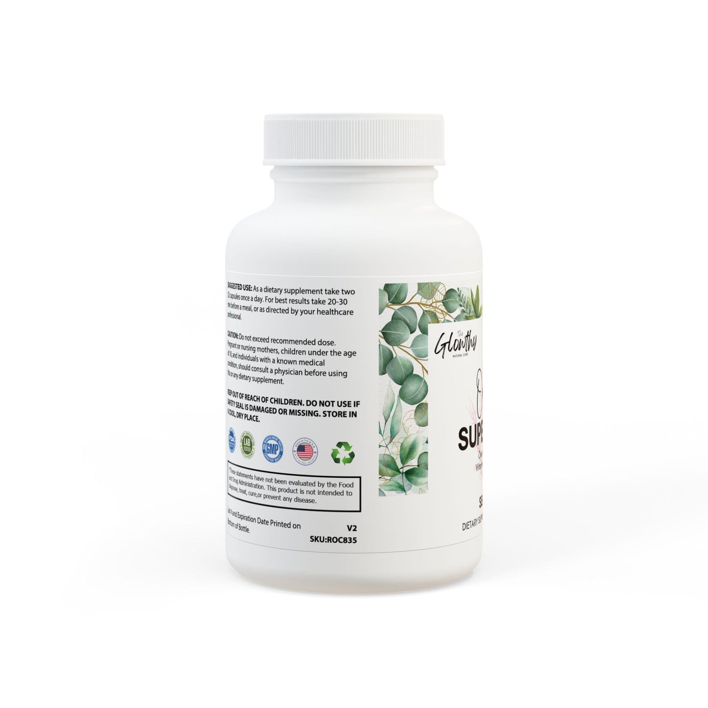 Sea Moss Benefits ORGANIC SUPERFOOD Sea Moss Supplement provides over 92 essential vitamins and minerals in a whole-food bioavailable state to support health, vitality, and energy.  (60 Capsules) bottle