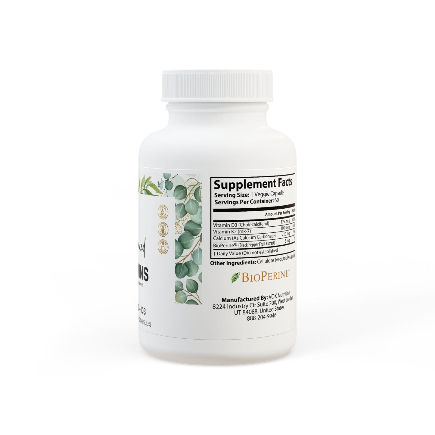 Vitamin K2 and D3 Supplement ADVANCE VITAMINS (60 Capsules) Must-have Vitamin K2 and D3 Supplement formulated to deliver synergistic benefits that support strong bones, a resilient heart, and optimal muscle and immune function.