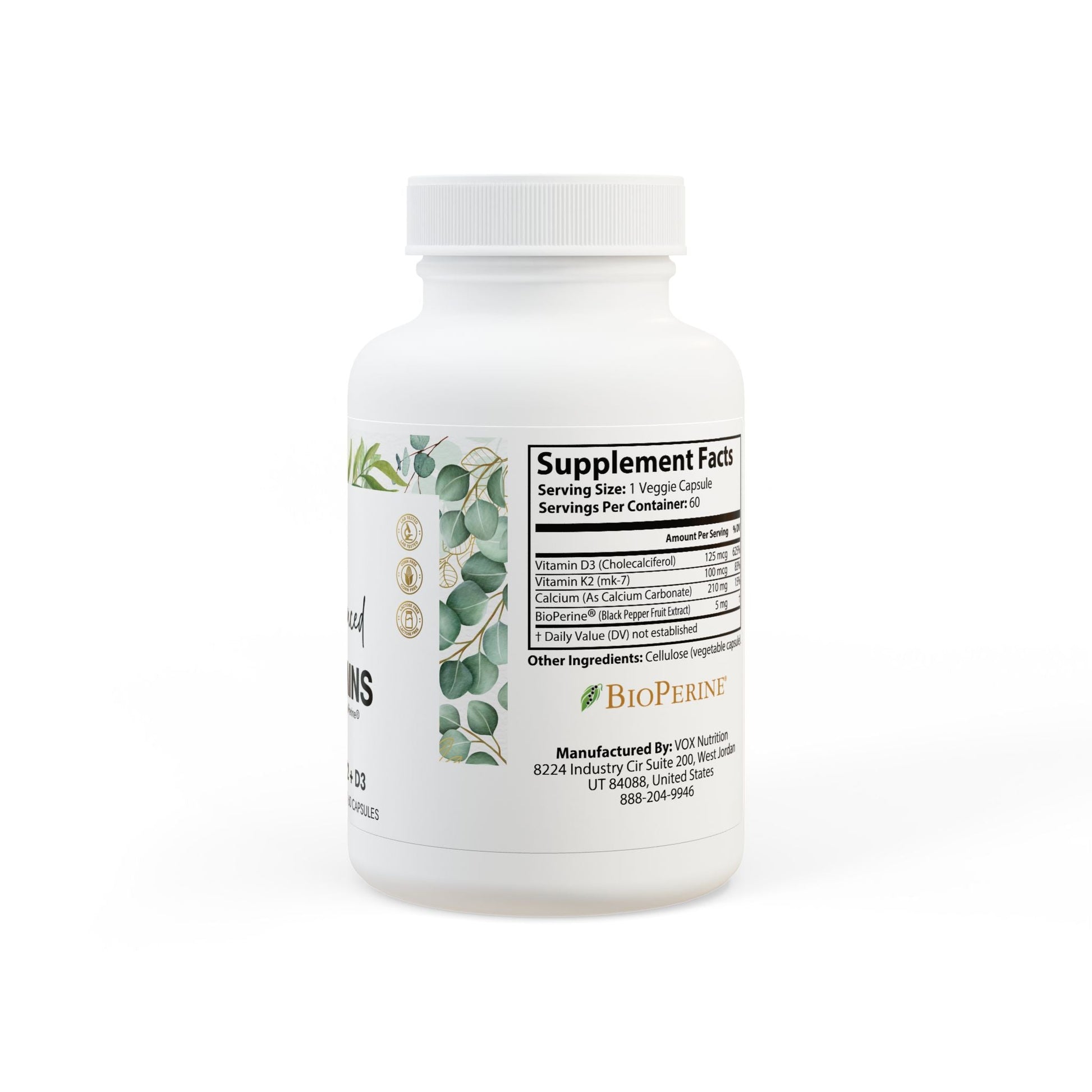 Vitamin K2 and D3 Supplement ADVANCE VITAMINS (60 Capsules) Must-have Vitamin K2 and D3 Supplement formulated to deliver synergistic benefits that support strong bones, a resilient heart, and optimal muscle and immune function.