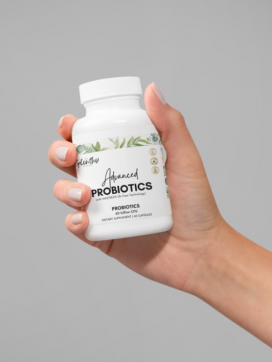 Probiotics benefits - ADVANCE PROBIOTICS Supplement (60 Capsules), upports good bacteria in the digestive tract, athletic performance and reduces muscle damage.