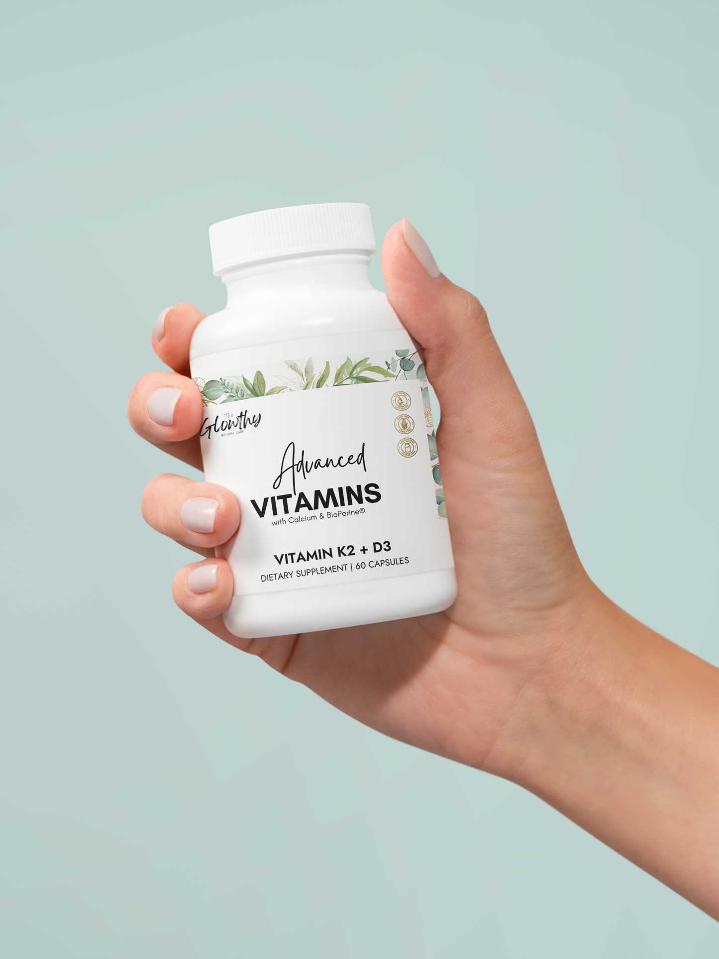 Vitamin K2 and D3 Supplement ADVANCE VITAMINS (60 Capsules) Must-have Vitamin K2 and D3 Supplement formulated to deliver synergistic benefits that support strong bones, a resilient heart, and optimal muscle and immune function.