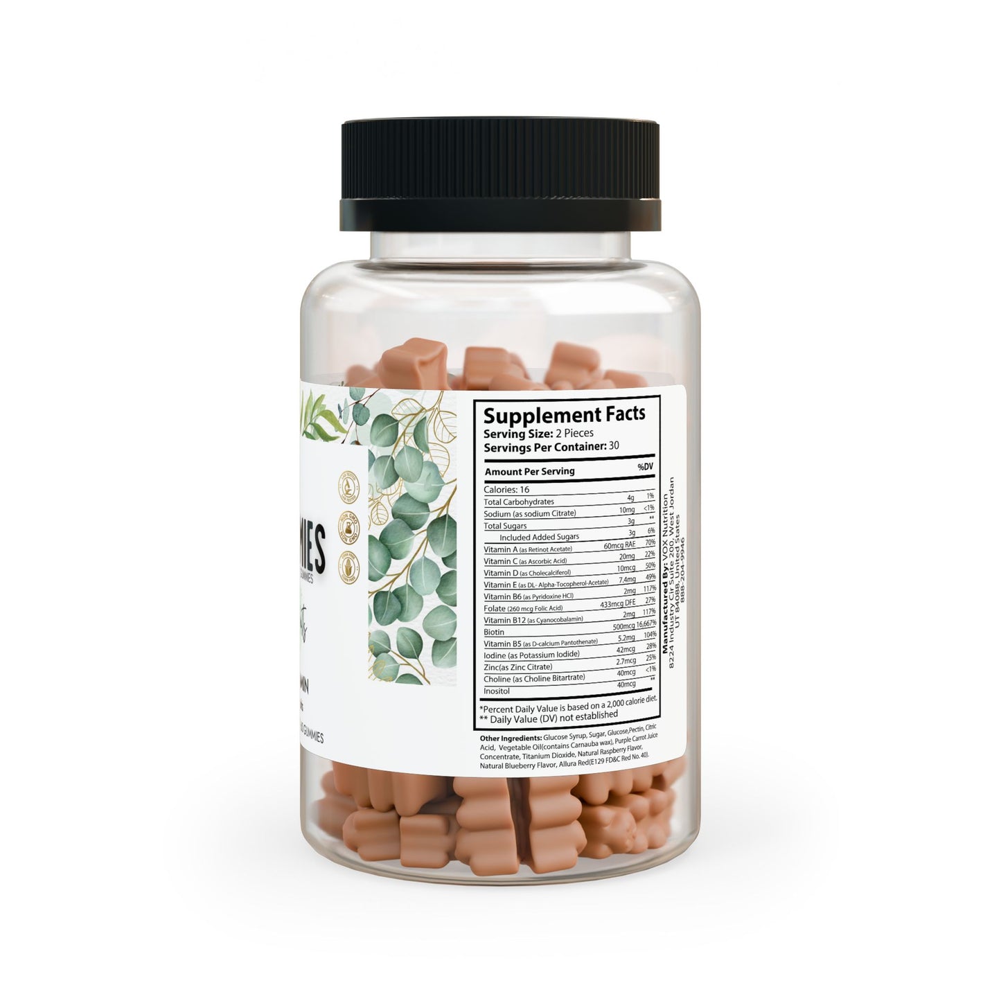 GLOWMIES Hair Vitamin Gummies (60 Gummies)