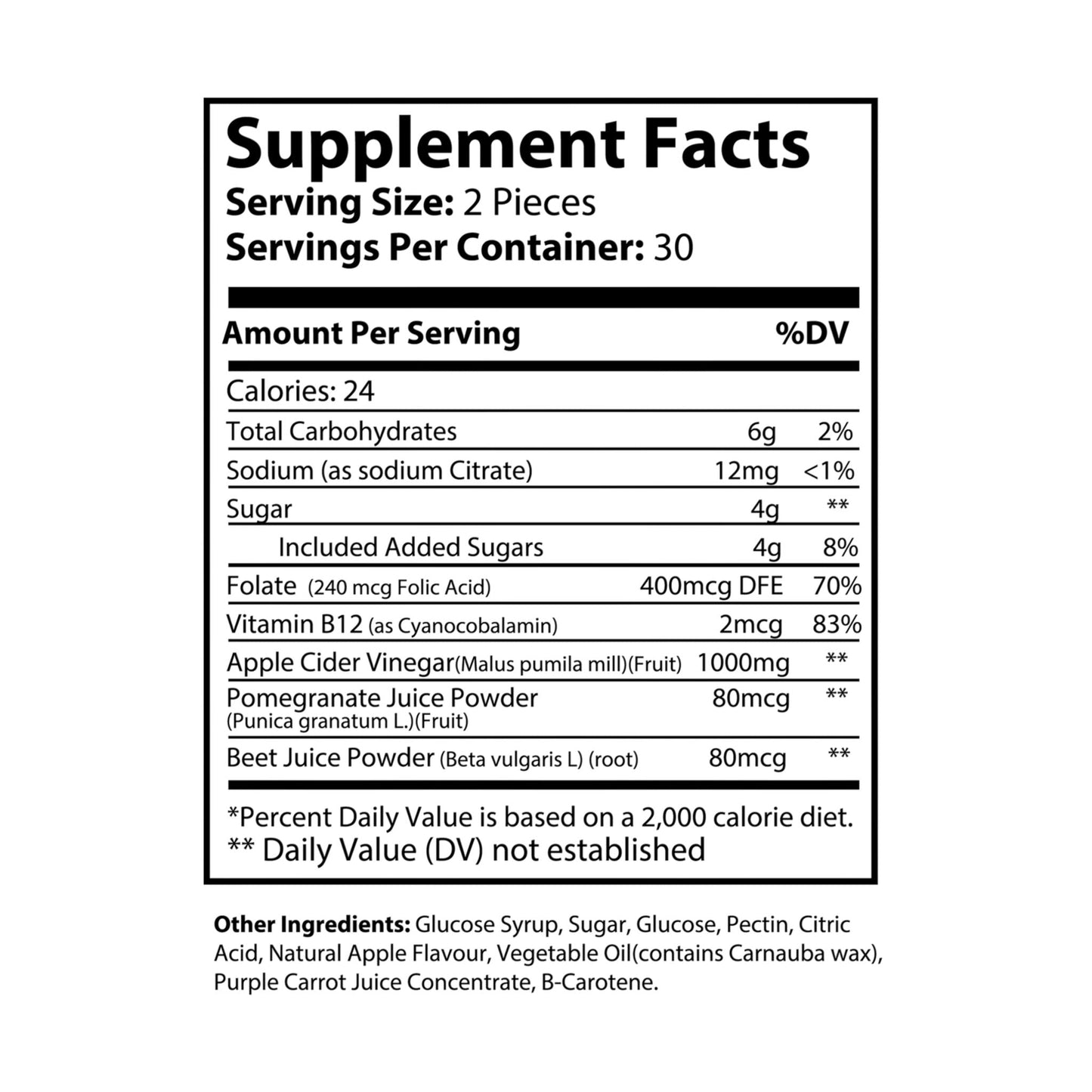 Apple Cider Vinegar Benefits with GLOWMIES Apple Cider Vinegar Gummies formulated to enhance metabolism, support gut health and naturally boost your energy, Gummies in a clear bottle (60 Gummies)