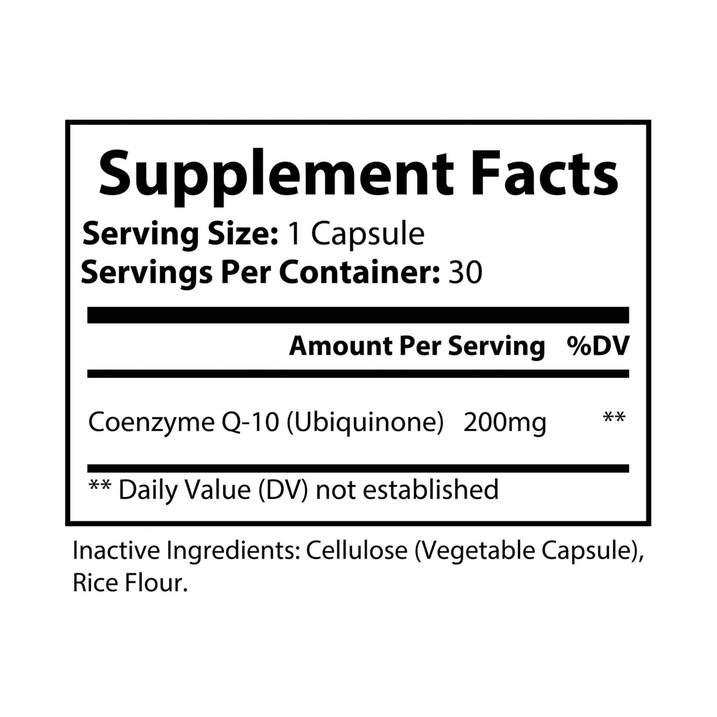 CoQ10 supplement COENZYME BOOST+ CoQ10 supplement bottle, 30 capsules, vegan-friendly, non-GMO, promoting antioxidant support, anti-aging