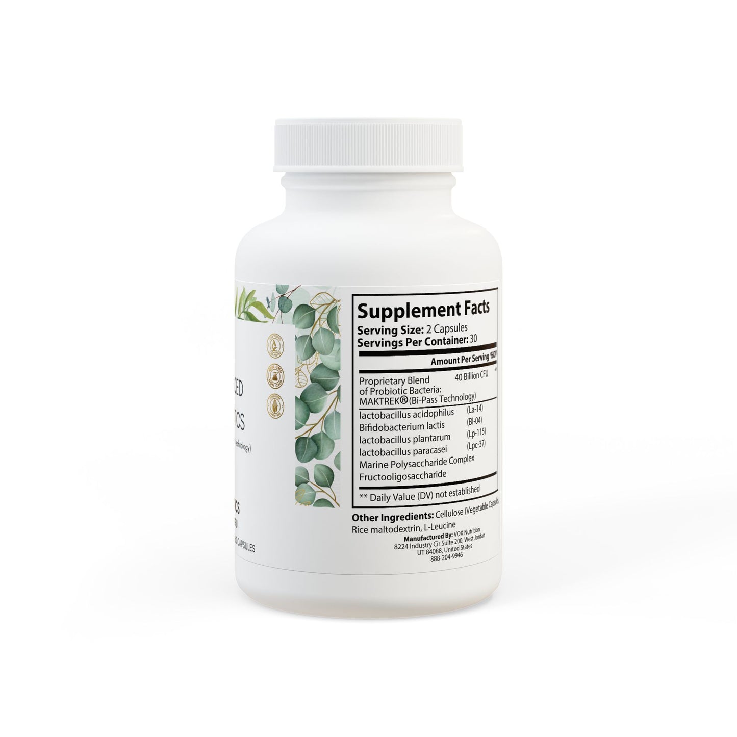 ADVANCE PROBIOTICS Supplement (60 Capsules)