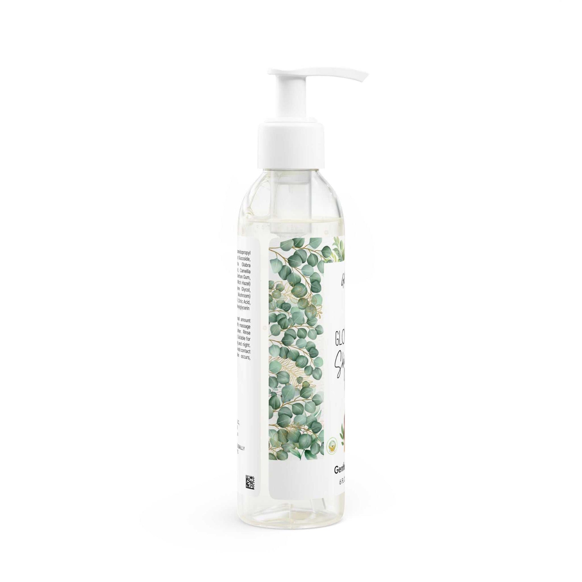 Gentle Cleanser GLOWTHY+ SKIN BOOSTER Face and Body, 6oz bottle with pump, ideal for sensitive skin.
