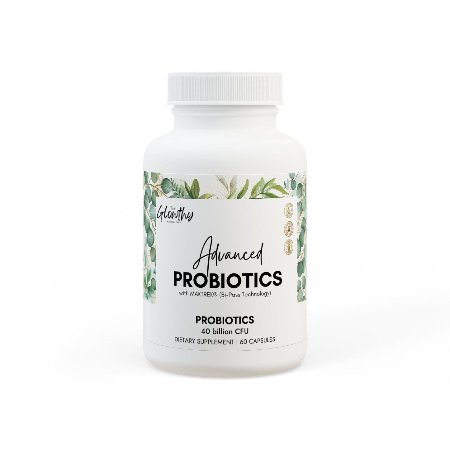 Probiotics benefits - ADVANCE PROBIOTICS Supplement (60 Capsules), upports good bacteria in the digestive tract, athletic performance and reduces muscle damage.