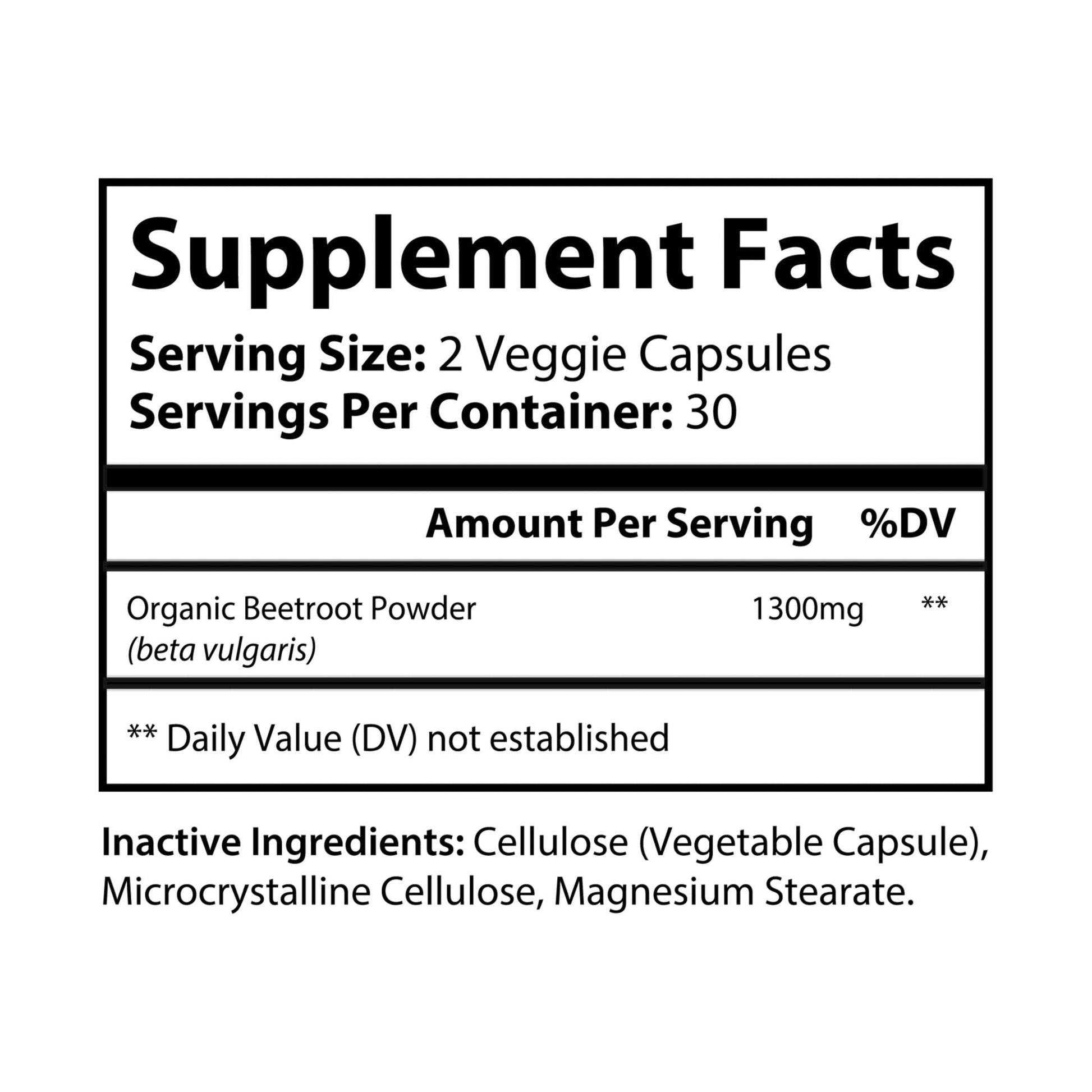 beet powder benefits ORGANIC SUPERFOOD Beetroot Supplement, fuels your body and support your health—naturally and effectively. It impacts circulation, stamina and cardiovascular health, 60 Capsules in white bottle