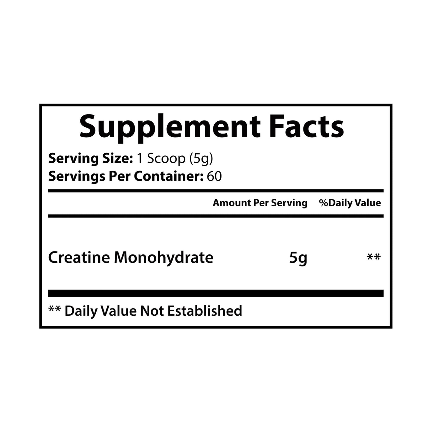 FITNESS & GLOW Creatine Monohydrate Supplement (300g, 10.58oz)