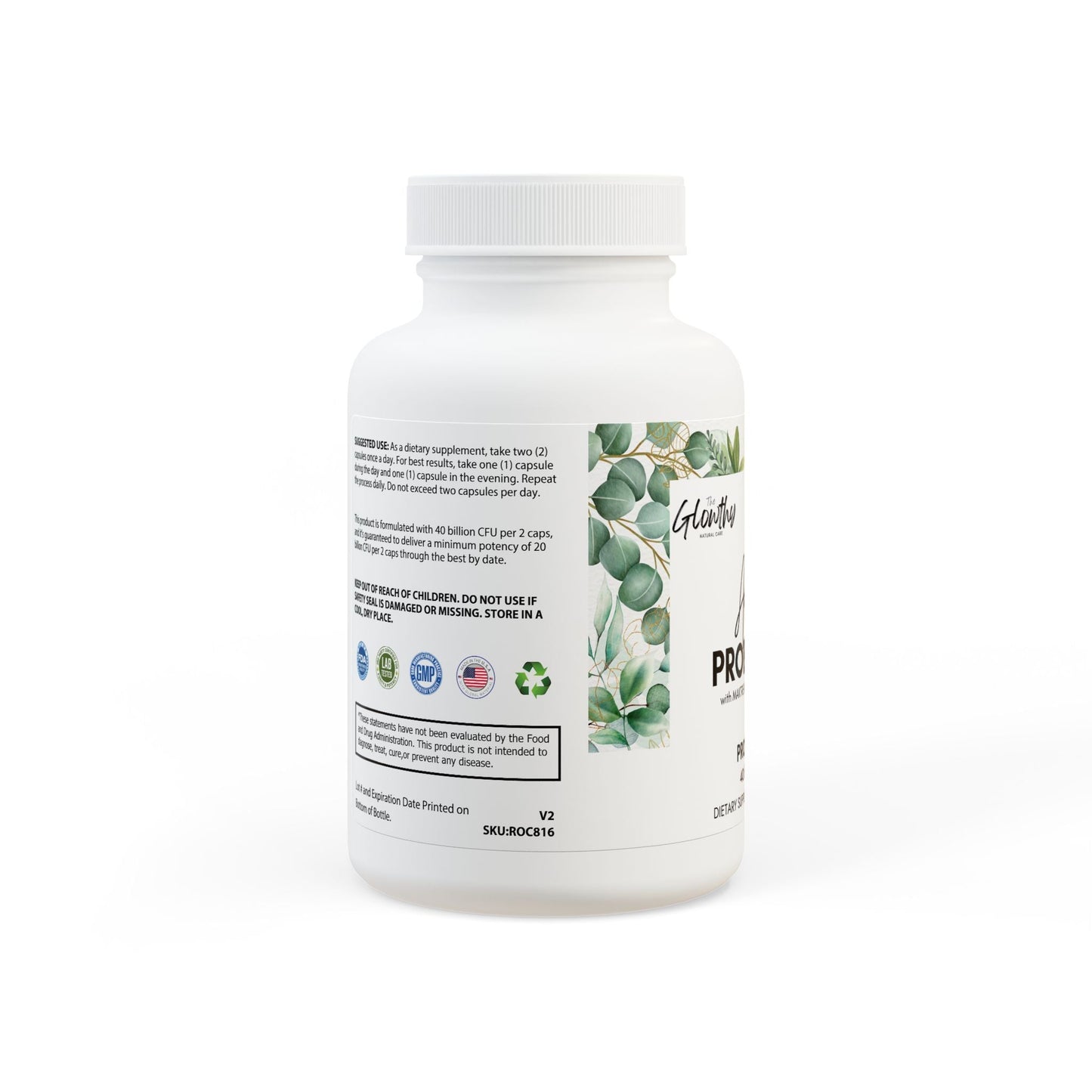Probiotics benefits - ADVANCE PROBIOTICS Supplement (60 Capsules), upports good bacteria in the digestive tract, athletic performance and reduces muscle damage.
