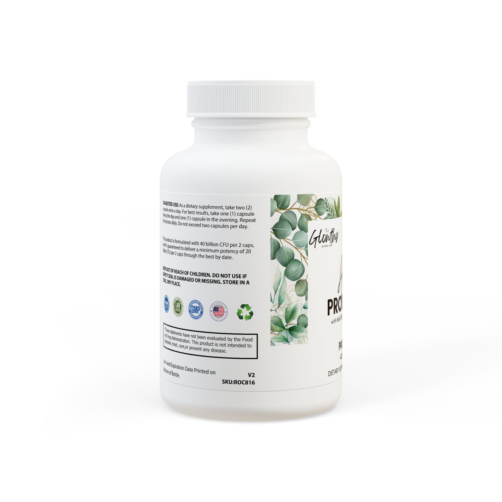 Probiotics benefits - ADVANCE PROBIOTICS Supplement (60 Capsules), upports good bacteria in the digestive tract, athletic performance and reduces muscle damage.