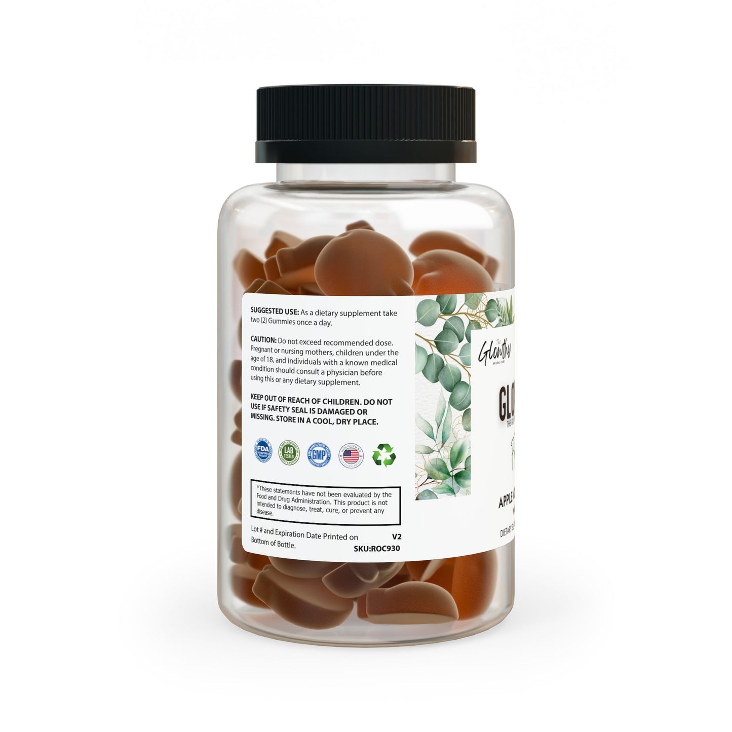 GLOWMIES Apple Cider Vinegar Gummies (60 Gummies)