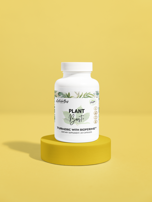 Turmeric with BioPerine Supplement PLANT BOOST+ Organic Turmeric with BioPerine supplement to enhance recovery, antioxidant support, and muscle function. Vegan, non-GMO, USA-made, 60 capsules.